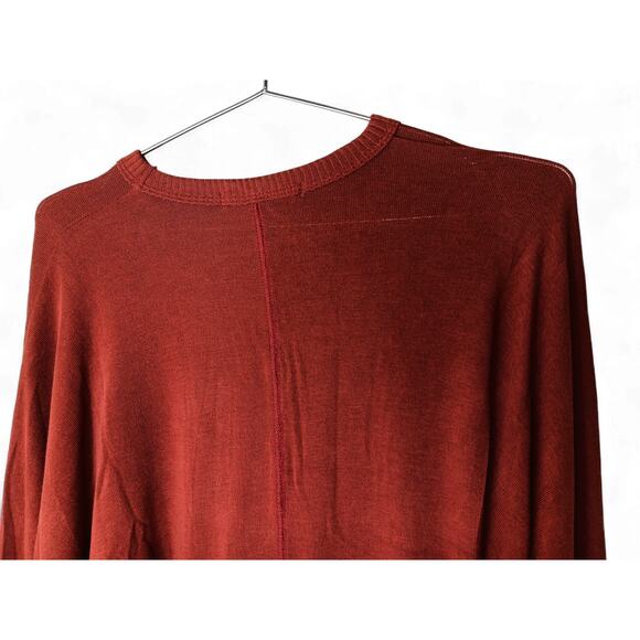 New Project Social T Los Angeles Rust Red Dolman Sleeve Sweater Women’s Medium - Picture 5 of 12
